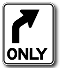 Right Turn Only